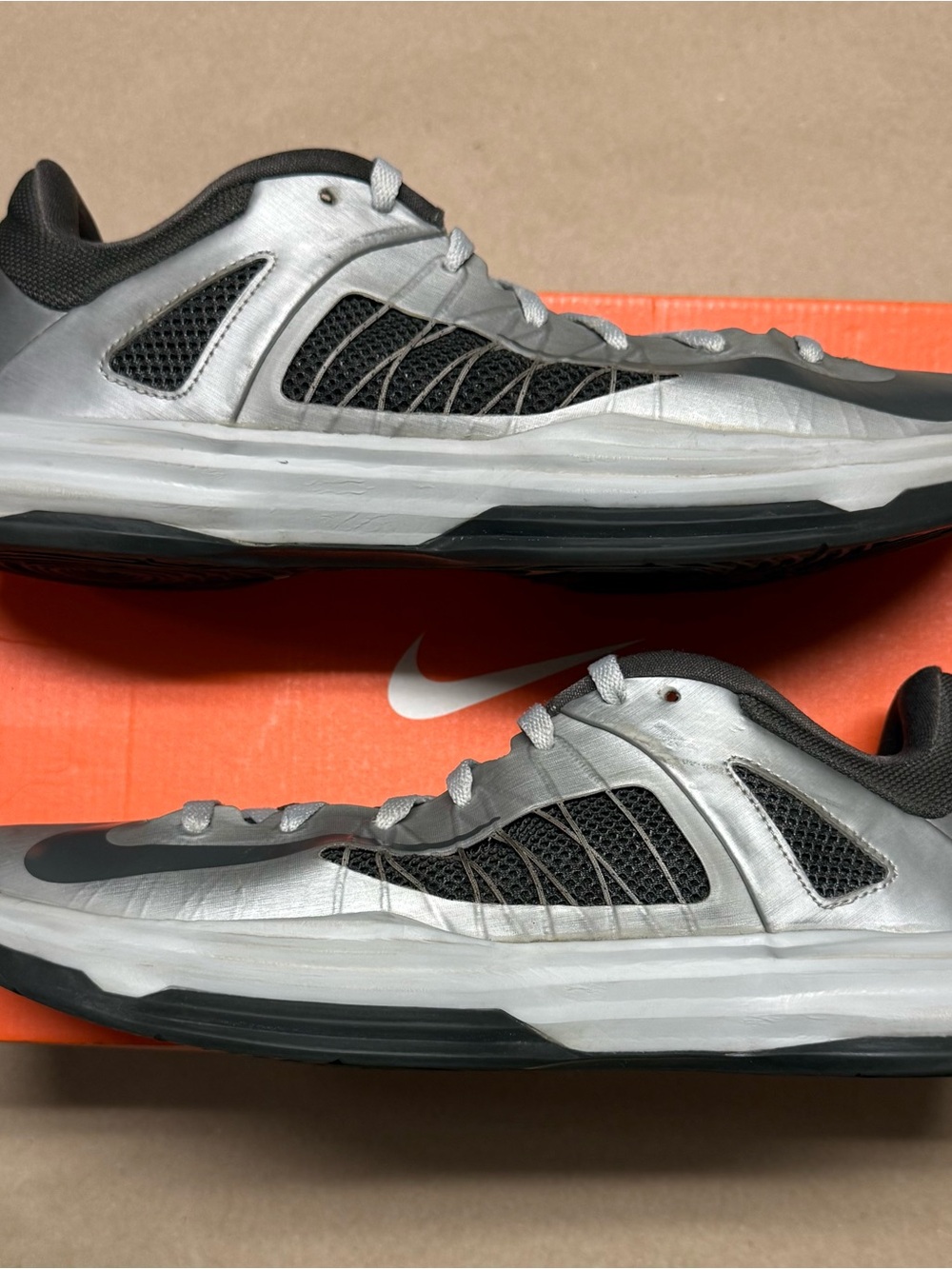Nike Air Hyperdunk 2012 Low Strata Grey Men’s size 13 Basketball shoes Rare!
